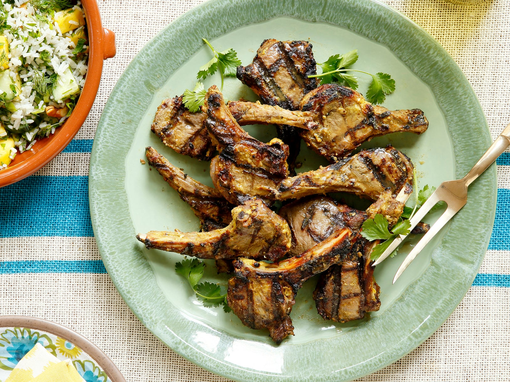 Grilled American Lamb Chops with Mint Chimichurri Catelli Brothers